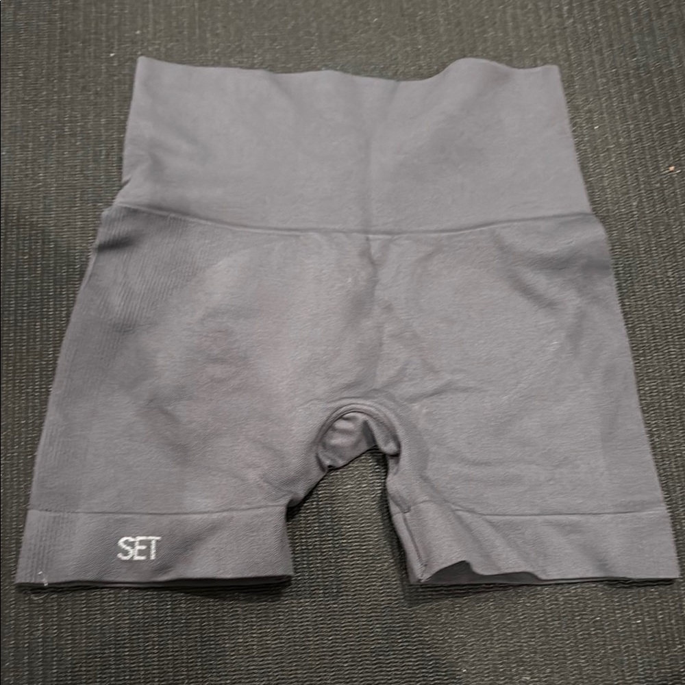 SET Active Gray Bike Shorts